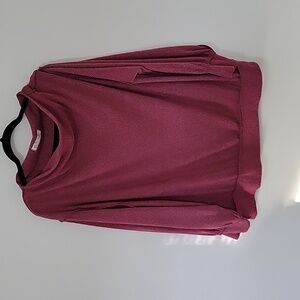 We The Free Long Sleeve Ribbed Shirt, Size Medium